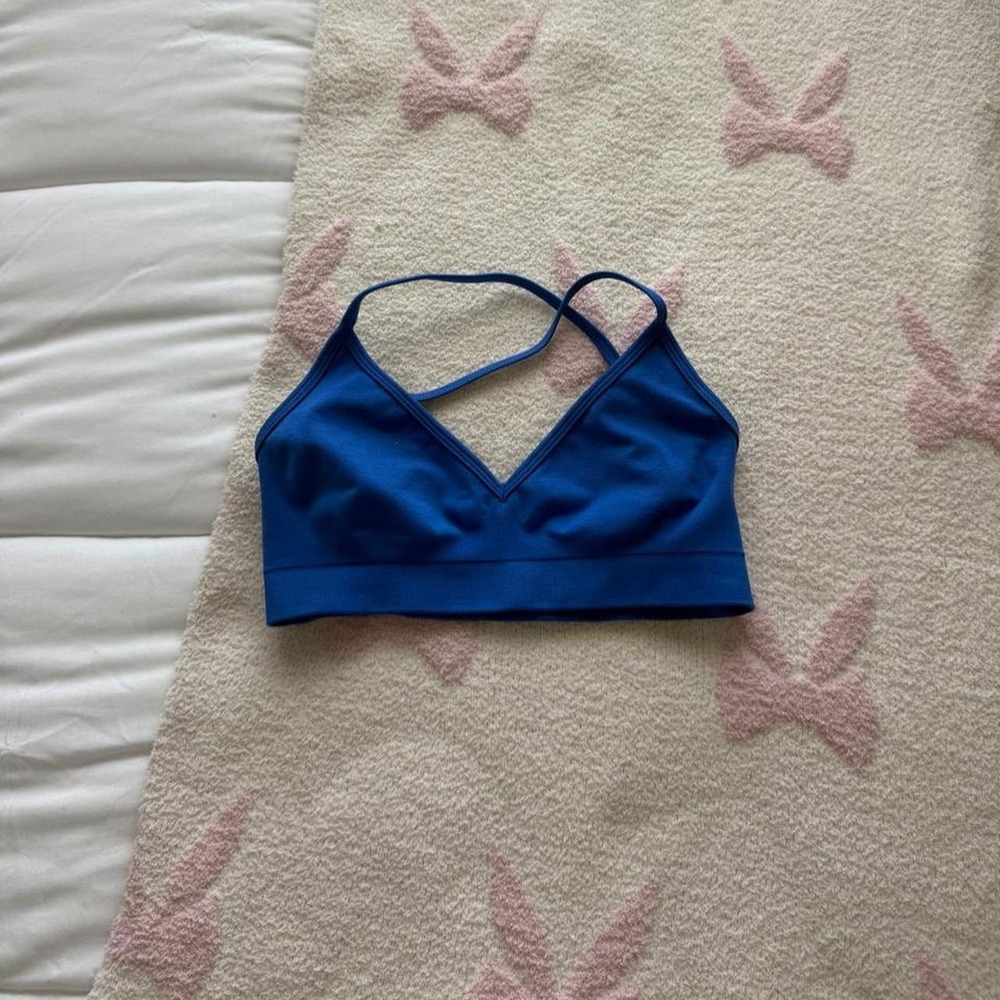 YoungLA blue sports bra #activewear #fitness